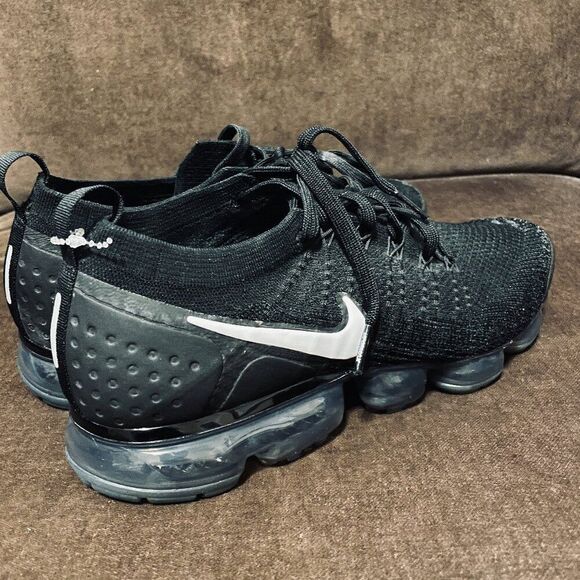 Nike Flyknit Vapormax 2 Black on Black 2017 Excellent Condition Mens 11 US 45 EU - Picture 4 of 10